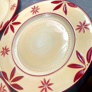 Set of 10 Russ Berrie and Co., Inc. Christmas Holiday Plates - Approx. 8 1/8